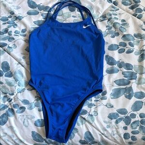Nike Women's Royal Blue One Piece Swimsuit